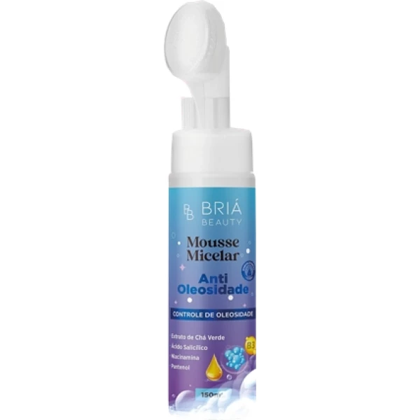 BR0012 - MOUSSE DE LIMPEZA FACIAL ANTIOLEOSIDADE BRIA BEAUTY 150ML