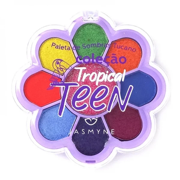 JSJ07021 - COLECAO TROPICAL TEEN - PALETA DE SOMBRAS TUCANO SORTIDAS