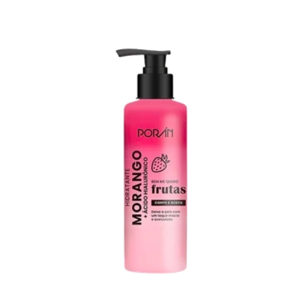 PR242 - HIDRATANTE MORANGO AC.HIALURONICO 160 ML PORAN