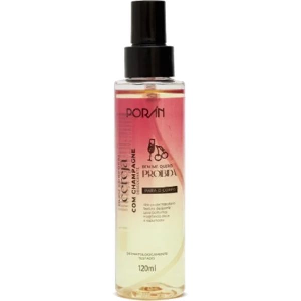 PR272 - OLEO CORPORAL CEREJA COM CHAMPANHE 120ML PORAN