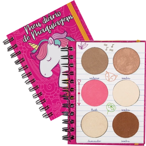 SF60348 - PALETA MISTA SAFI BOOK UNICORNIO LIGHT