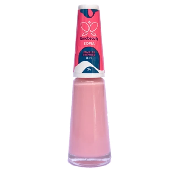 ESMALTE EUROBEAUTY CREMOSO SOFIA COR 24