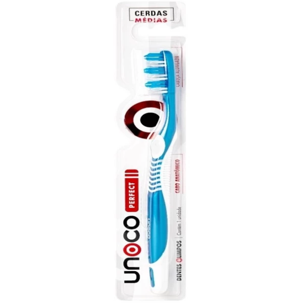 U1001 - ESCOVA DENTAL MANUAL CERDAS MEDIAS- PERFECT