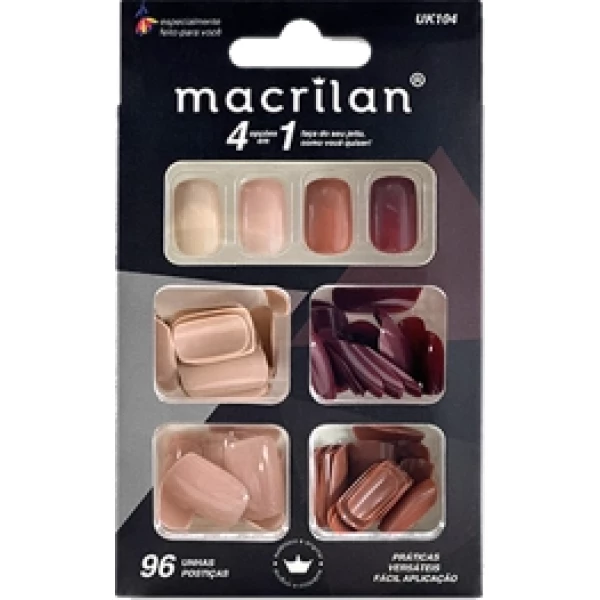 UK104 - KIT UNHAS POSTICAS MEDIA NUDE