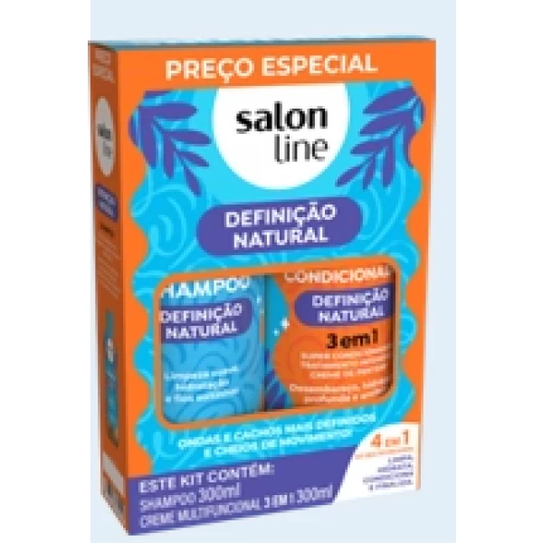 SL33452 - SL KIT SHAMPOO+CREME MULTY DEFINICAO NATURAL 300ML
