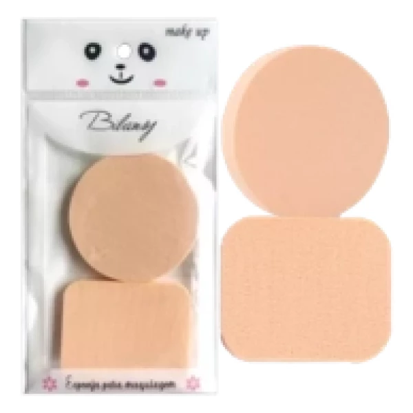 B-EP115 - ESPONJA P/ MAQUIAGEM D/ DUAS UNIDADES