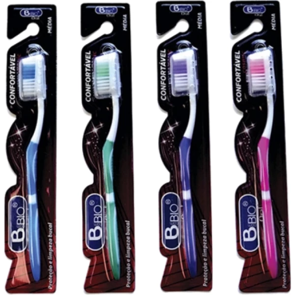 BIO120 - ESCOVA DENTAL ADULTO MEDIA REF. BIO-120
