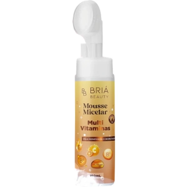 BR0014 - MOUSSE DE LIMPEZA FACIAL MULTIVITAMINAS BRIA BEAUTY 150ML