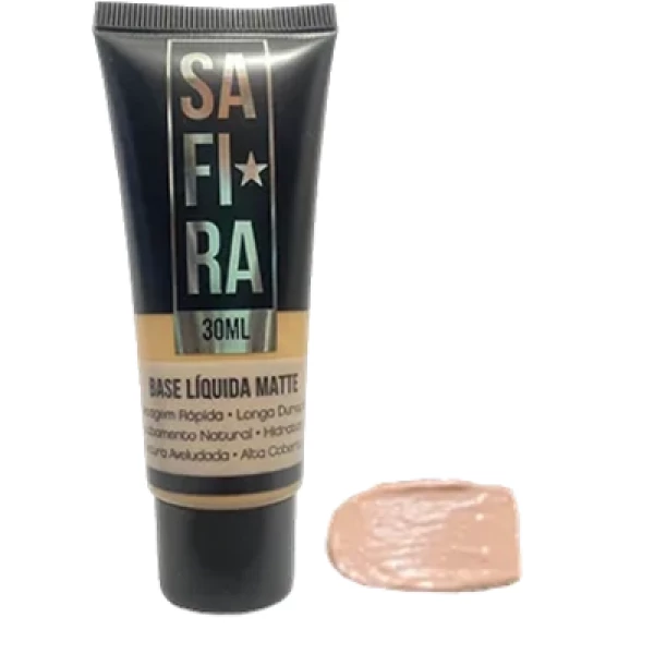 BS68105 - BASE LIQUIDA MATTE SAFIRA LINHA BASIC COR 2