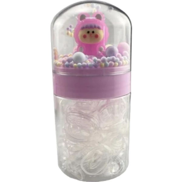 BSL1453-4 -  SILICONE P/ CABELO HELLO MINI TRANSPARENTE