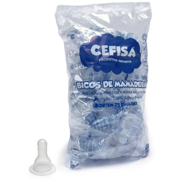 CF012 - BICO MAM. REDONDO SILICONE CEFISA