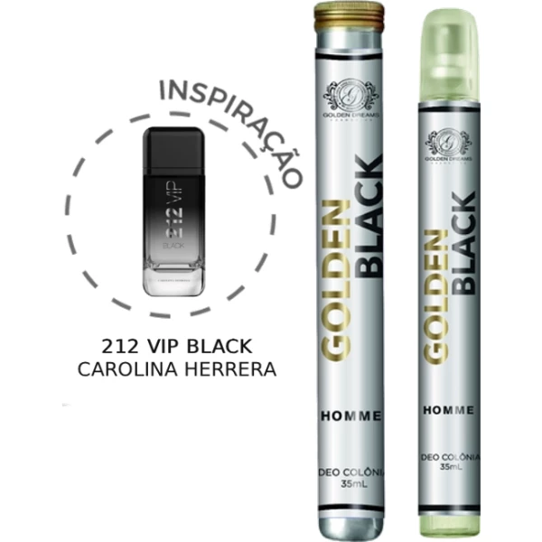 GD1045 - DEO COL MASC GOLDEN DREAMS 35ML G.BLACK