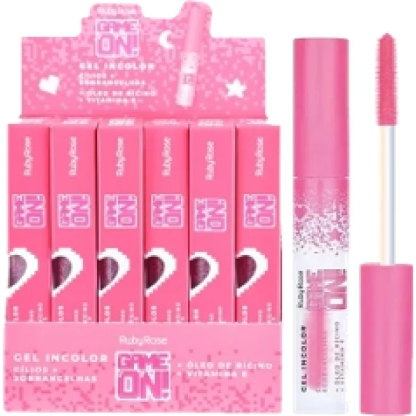 HB509 -  GEL INCOLOR CILIOS E SOBRANCELHAS GAME ON RUBY ROSE