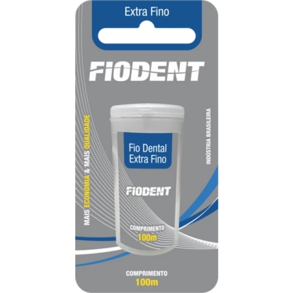 HM240 - FIO DENTAL EXTRAFINO FIODENT 100 MT PENTAGONAL BL