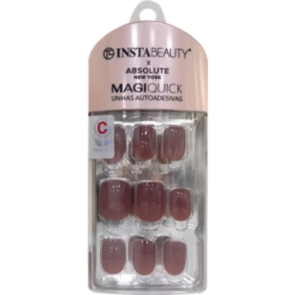 IBNM005C - ABNY X IB UNHAS AUTO-ADESIVAS MARSALA RED C