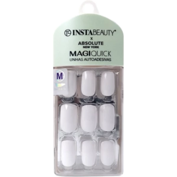 IBNM011M - ABNY X IB UNHAS AUTO-ADESIVAS SNOW WHITE M