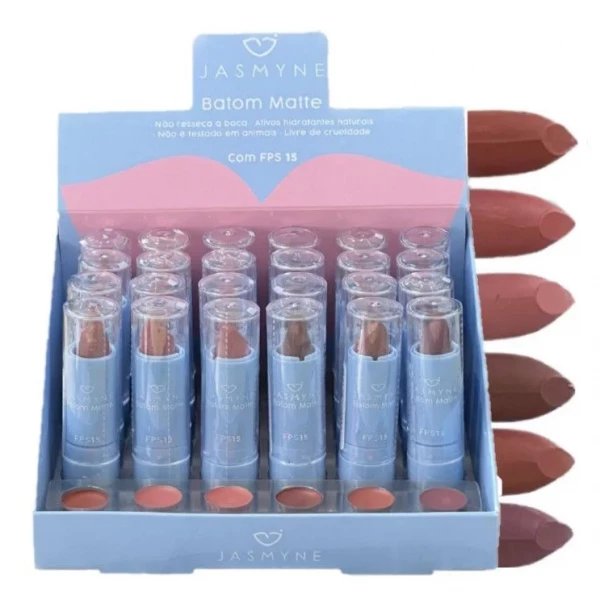 JS036-03  - BATOM MATTE COR 03 C/ FPS 15 TONS NUDES