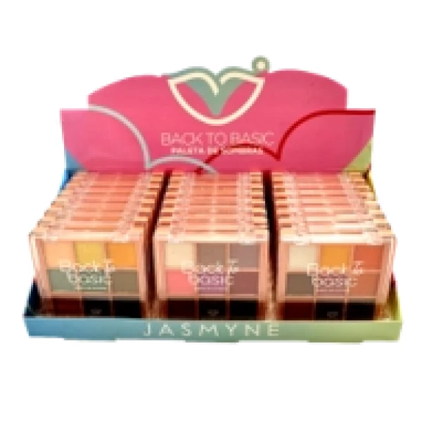 JSJ12019 - BACK TO BASIC - PALETA DE SOMBRAS JASMYNE SORTIDAS