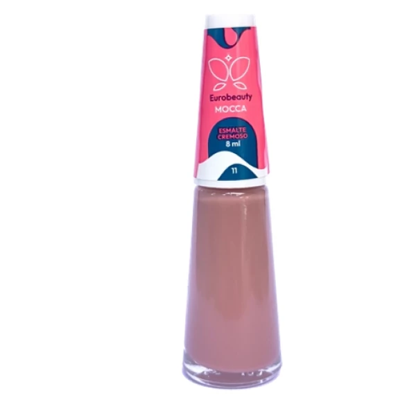 ESMALTE EUROBEAUTY CREMOSO MOCCA COR 11