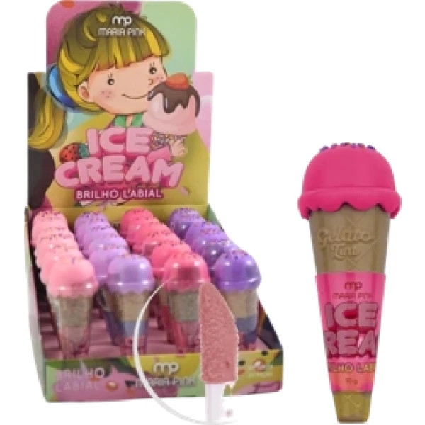 MP10028 - BRILHO LABIAL SORVETINHO MARIA PINK