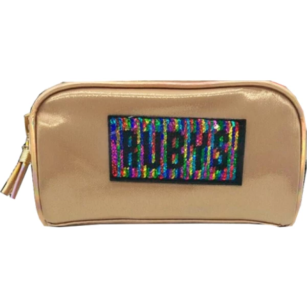 NEC-B005 - NECESSAIRE FEMININA BEGE  RUBYS PEQUENA