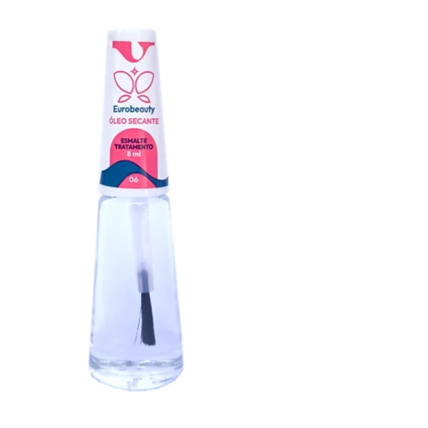 ESMALTE EUROBEAUTY TRATAMENTO OLEO SECANTE COR 06