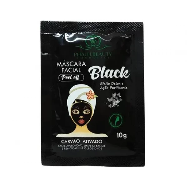 PH019 MASCARA FACIAL BLACK SACHE 10G PH019 PHALLEBEAUTY