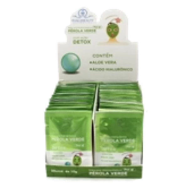 PH0514 - SACHE MASCARA HIDROPLASTICA PEROLA VERDE  PHALLEBEAUTY