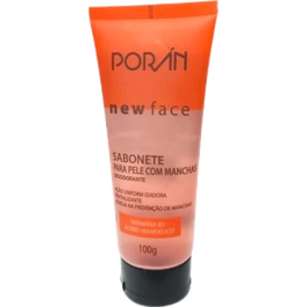 PR290 - SABONETE PELE COM MANCHAS NEW FACE 100G PORAN