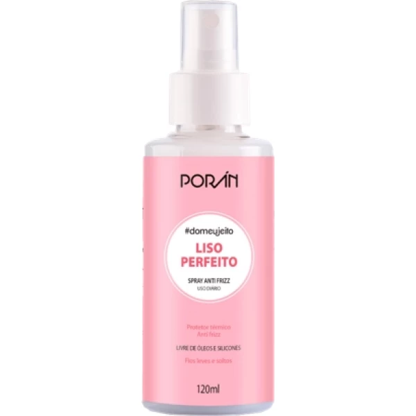 PR70 - LISO PERFEITO SPRAY ANTI FRIZZ 120ML PORAN