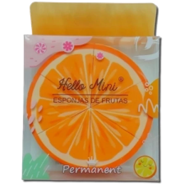 RL1177-3  - ESPONJA FRUTA LARANJA HELLO MINI