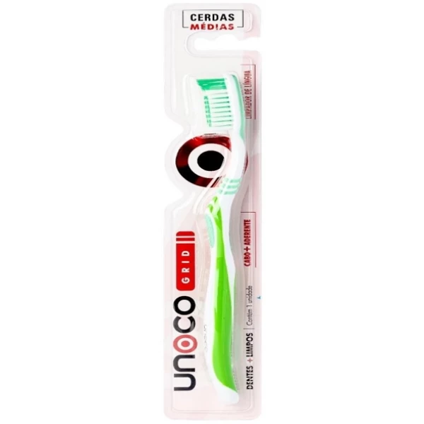 U1003 - ESCOVA DENTAL MANUAL CERDAS MEDIAS- GRID