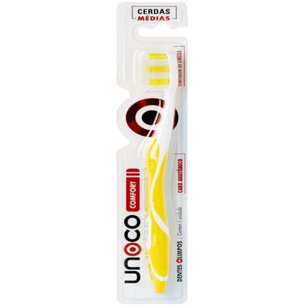U1006 - ESCOVA DENTAL MANUAL CERDAS MEDIAS - CONFORT