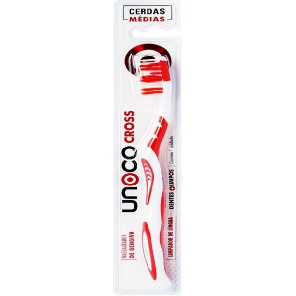 U1007 - ESCOVA DENTAL MANUAL CERDAS MEDIAS - CROSS