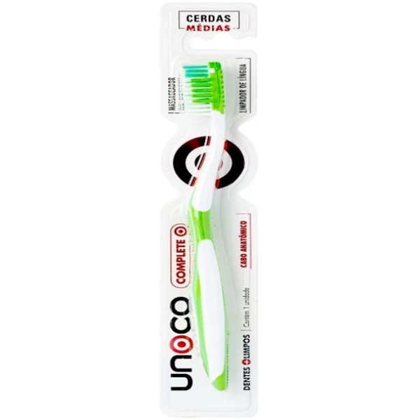U1008 - ESCOVA DENTAL MANUAL CERDAS MEDIAS - COMPLETE