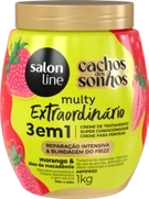 SL32622 - CACHOS DOS SONHOS CREME CONDICIONADOR MORANGO 3EM1 MULTY EXTRAOR 1KG