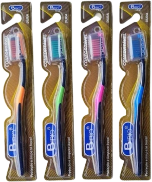 BIO129 - ESCOVA DENTAL ADULTO DURA REF. BIO-129