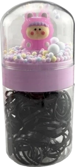 BSL1453-3  - SILICONE P/CABELO HELLO MINI  PRETO