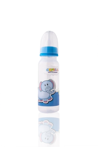 CF38011-AZ - MAMADEIRA SIL. DES. 240ML CART. CEFISA AZUL
