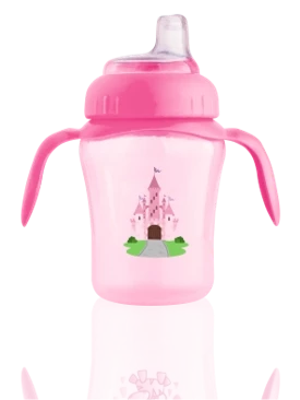 CF39022-RS - COPO MUNDO MACIO COM ALCA 240ML CEFISA ROSA