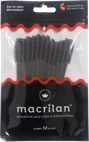 EJ302 KIT 12 PINCEIS CILIOS SOBRANCELHAS