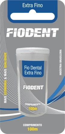 HM240 - FIO DENTAL EXTRAFINO FIODENT 100 MT PENTAGONAL BL