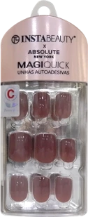 IBNM005C - ABNY X IB UNHAS AUTO-ADESIVAS MARSALA RED C