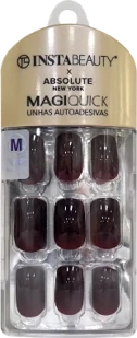 IBNM007M - ABNY X IB UNHAS AUTO-ADESIVAS REDDISH BLACK M