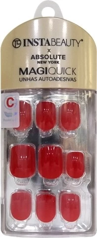 IBNM008C - ABNY X IB UNHAS AUTO-ADESIVAS CANDY RED C