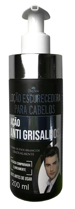 JB002100 - LOCAO ESCURECEDORA P/ CABELOS - 200ML