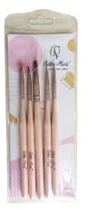 KIT349-2  KIT PINCEL PARA UNHA COM 6 PECAS