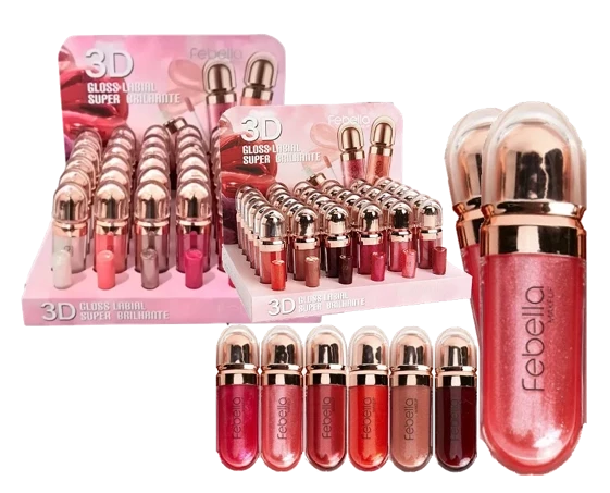 LG40522 - GLOSS LABIAL MORANGO FEBELLA