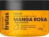 PR220 - ESFOLIANTE MANGA ROSA CORPO E ROSTO 240G PORAN