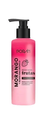 PR242 - HIDRATANTE MORANGO AC.HIALURONICO 160 ML PORAN